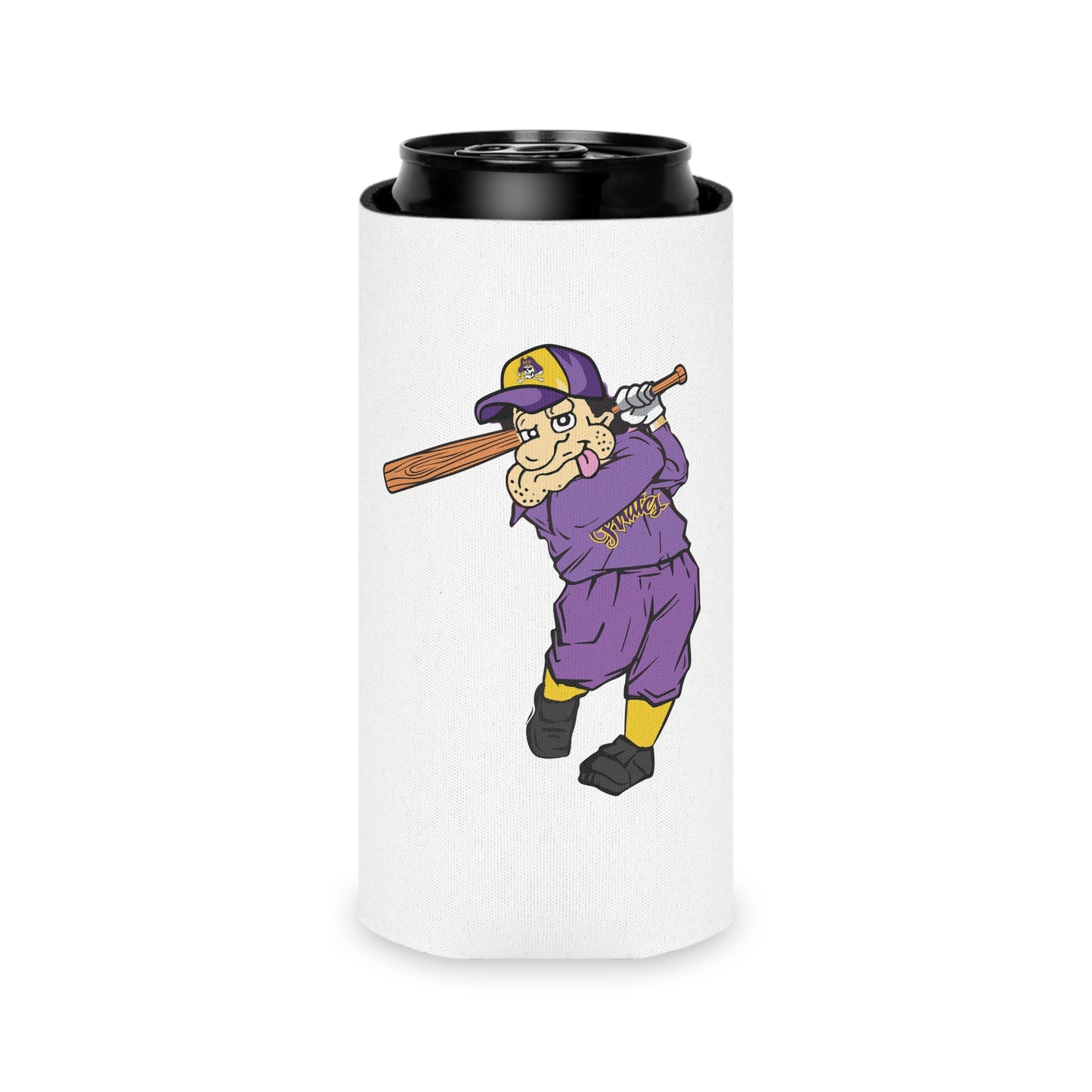 Phi Tau Freddy baseball player - 2025 Classic Golf Can Cooler