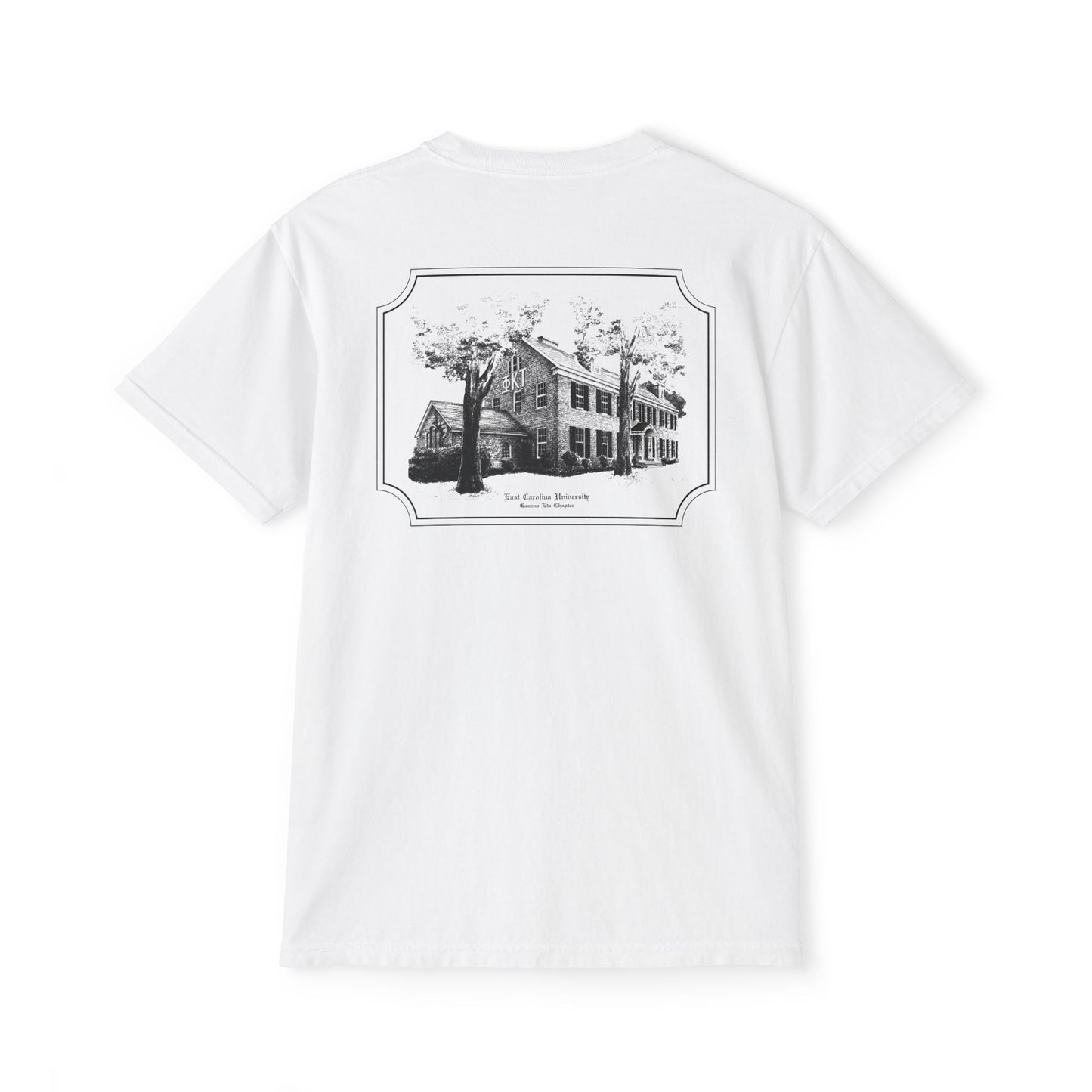 PKT House Drawing at ECU - Comfort Colors Pocket T-Shirt