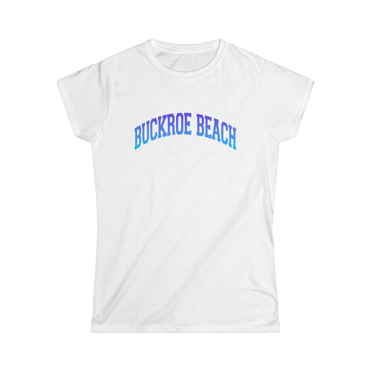 Buckroe Beach  (women's softstyle crew-neck)