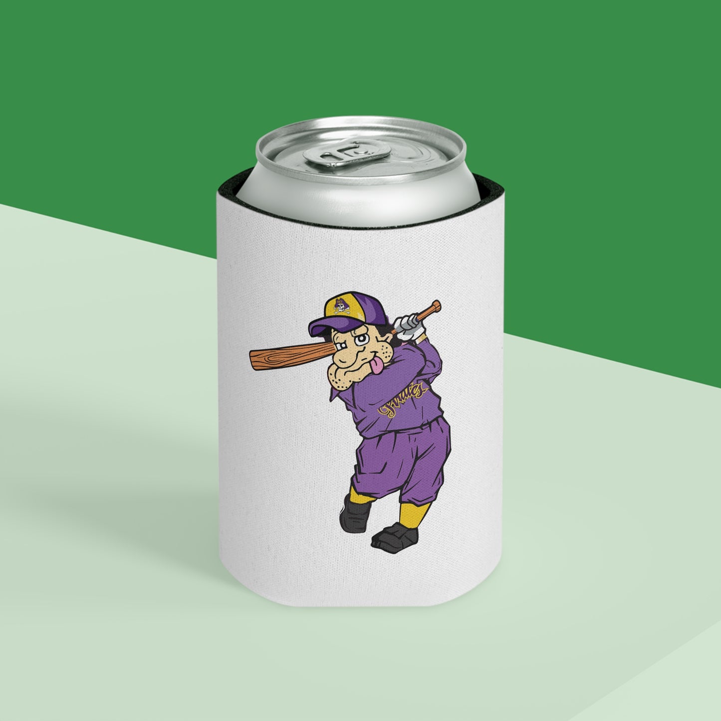 Phi Tau Freddy baseball player - 2025 Classic Golf Can Cooler