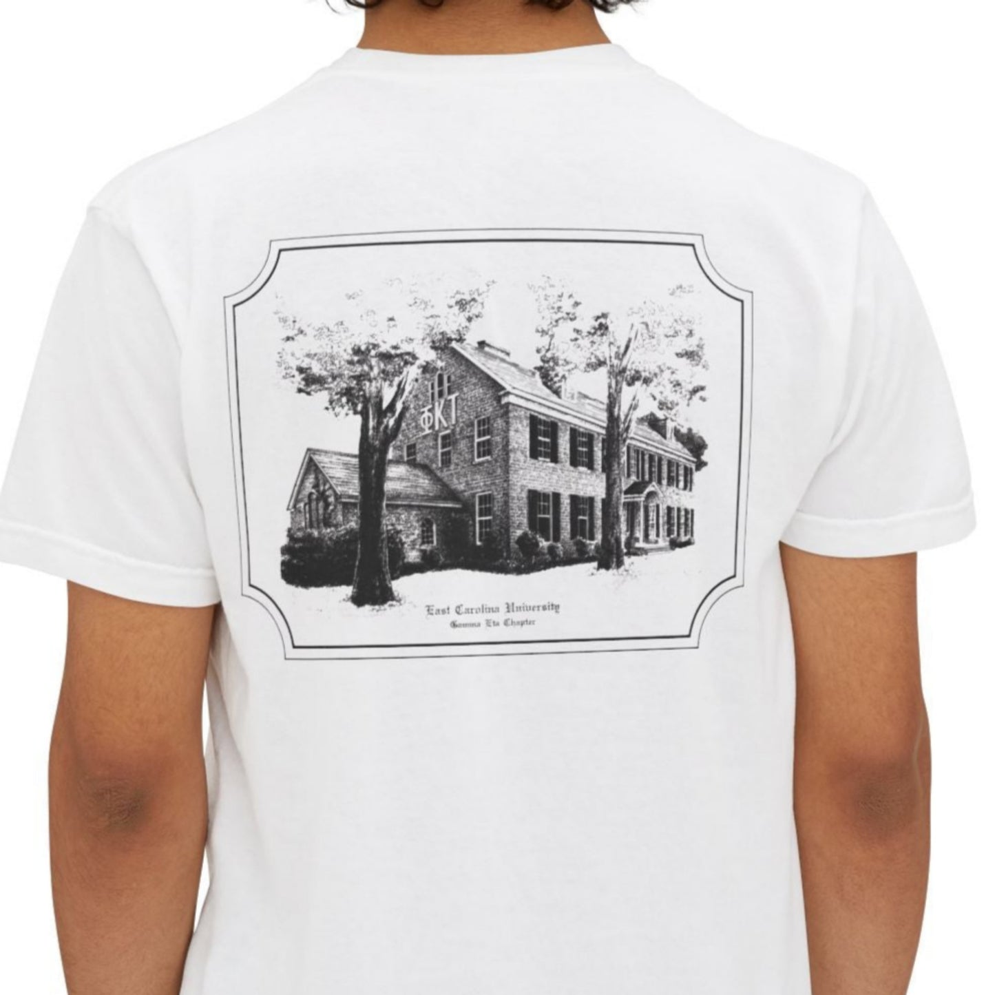 PKT House Drawing at ECU - Comfort Colors Pocket T-Shirt