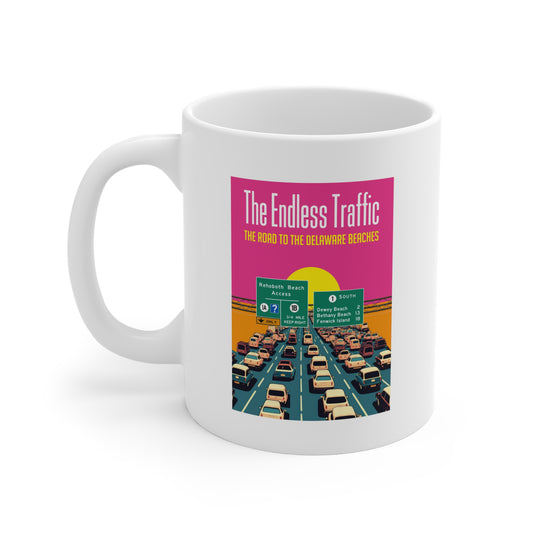 Endless Traffic  - Delaware Beaches (coffee mug 11oz)