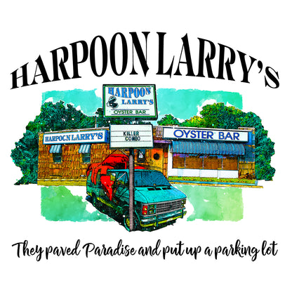 Harpoon Larry's - Hampton (long-sleeve crew-neck, two-sided print)