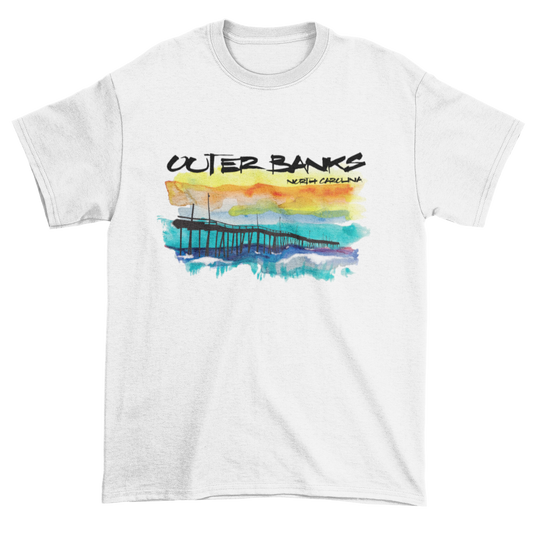 Watercolor - Outer Banks (unisex crew-neck)