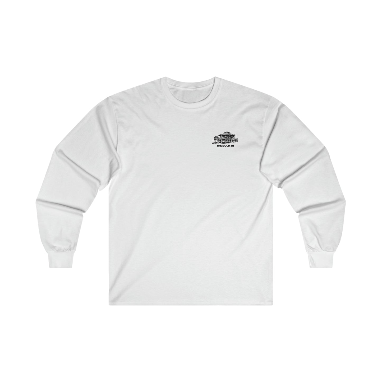 The Duck-In (long-sleeve crew-neck, two-sided print)