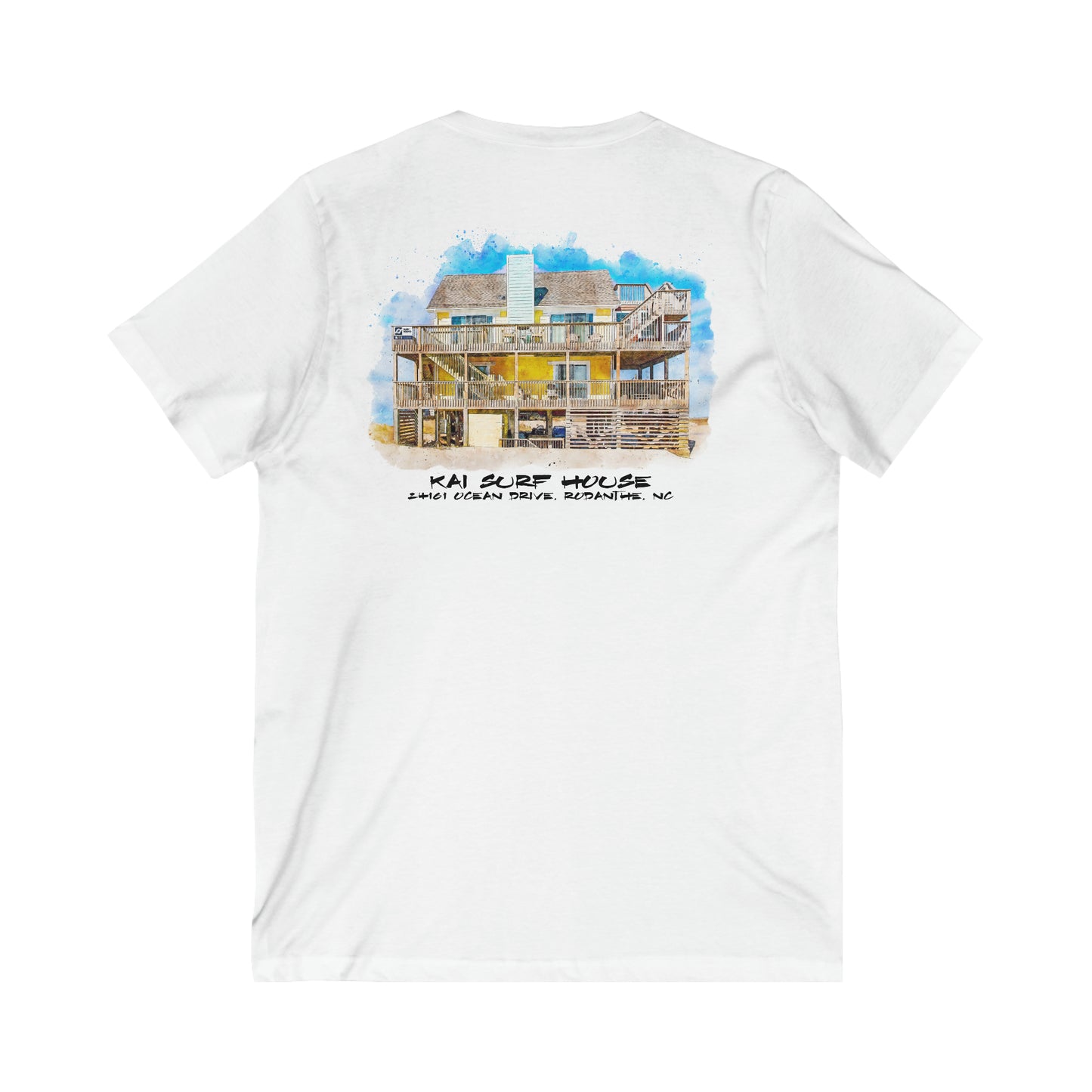 Rodanthe - Kai Surf House (unisex v-neck)