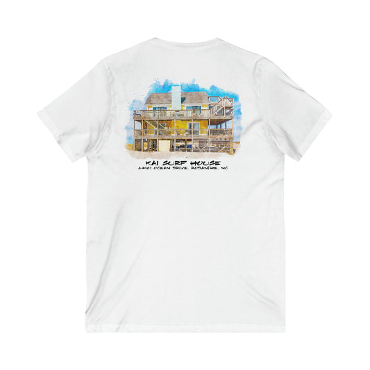 Rodanthe - Kai Surf House (unisex v-neck)