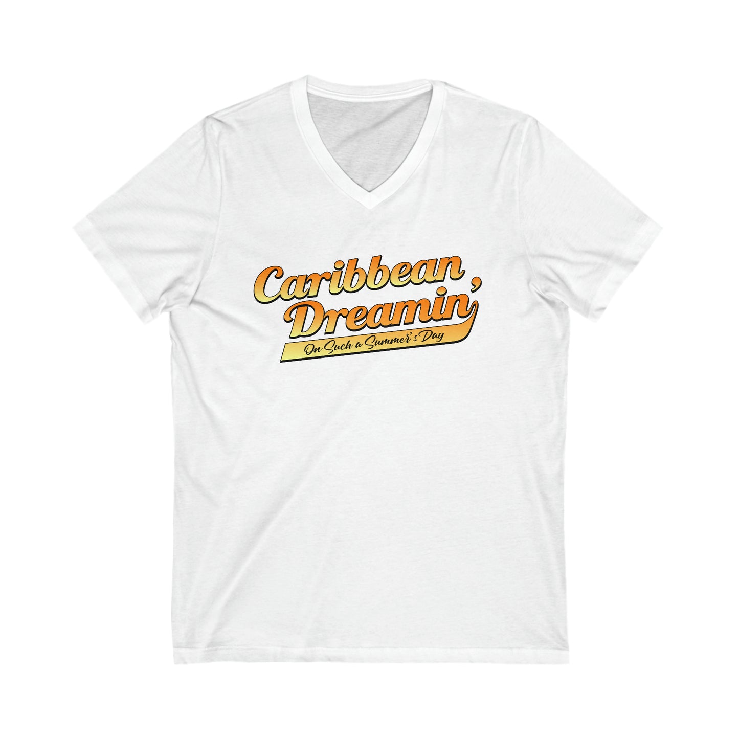 Caribbean Dreamin' (unisex v-neck)