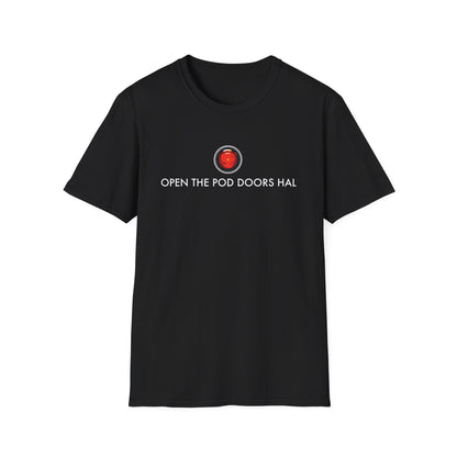 Open the Pod Doors Hal (Gildan Softstyle® crew-neck) - for the cognoscenti