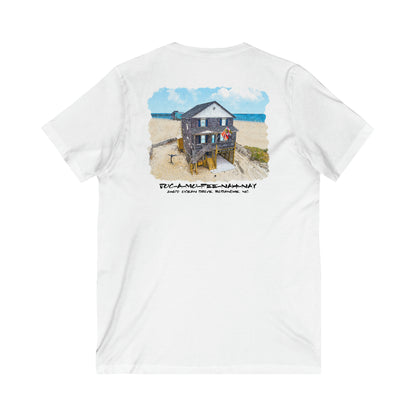 Rodanthe - Joc-a-mo-fee-nah-nay (unisex v-neck)