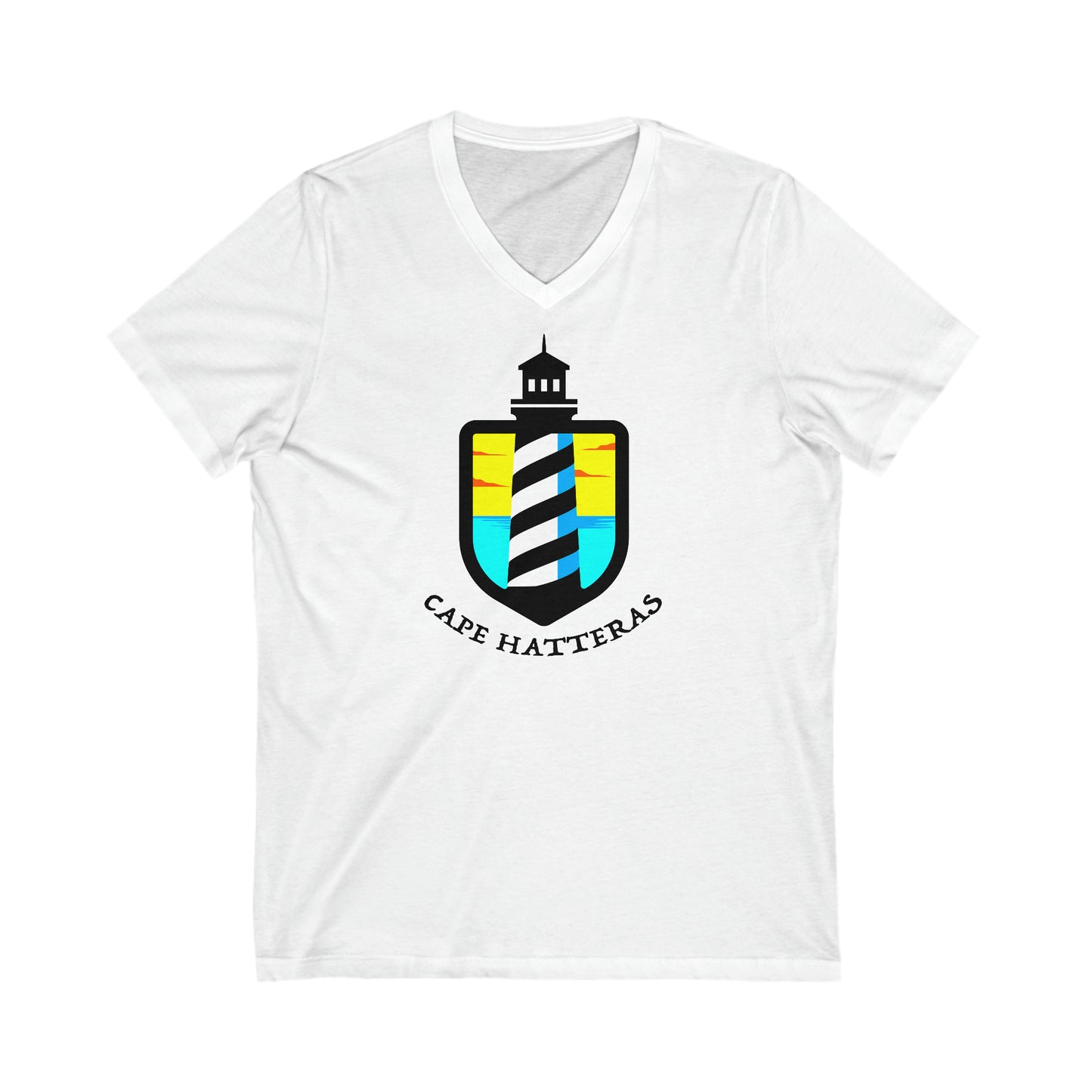 Cape Hatteras Lighthouse (unisex v-neck)