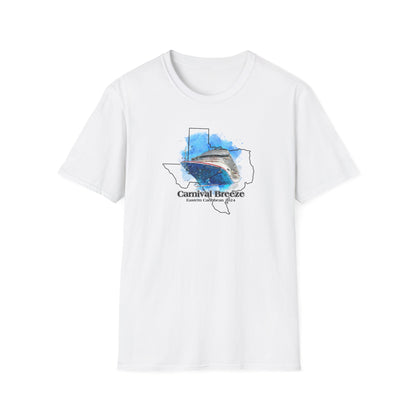 Carnival Breeze. Eastern Caribbean, Galveston (Gildan Softstyle® crew-neck)