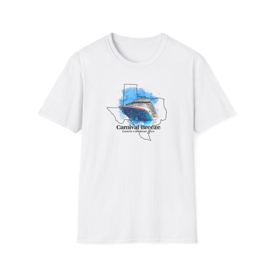 Carnival Breeze. Eastern Caribbean, Galveston (Gildan Softstyle® crew-neck)