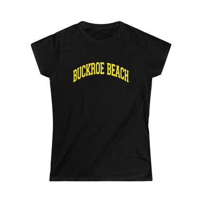 Buckroe Beach  (women's softstyle crew-neck)