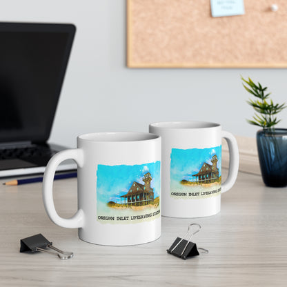 Oregon Inlet Life Saving Station (coffee mug 11oz)