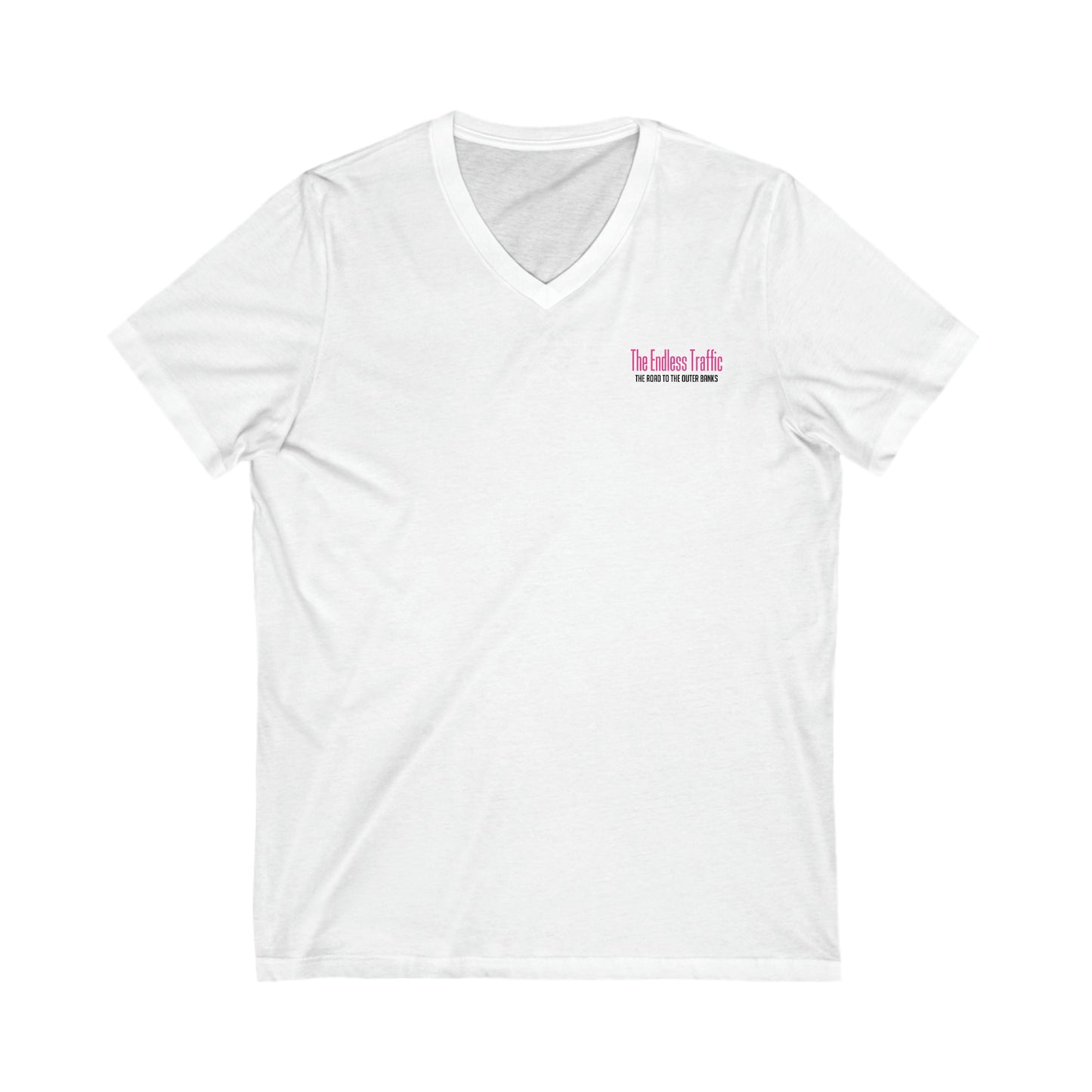 Endless Traffic - OBX (unisex v-neck, two-sided print)