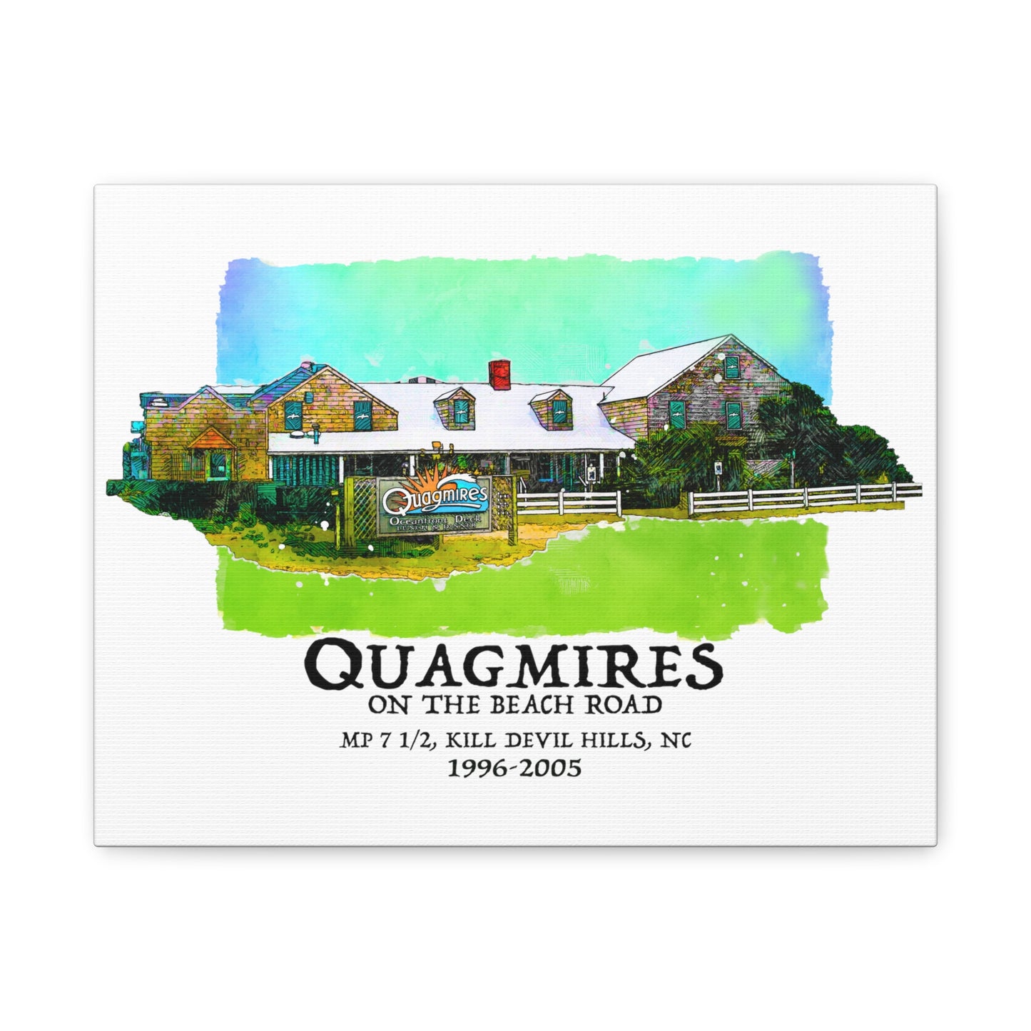 Quagmires (14" x 11" matte stretched canvas, 1.25" depth)