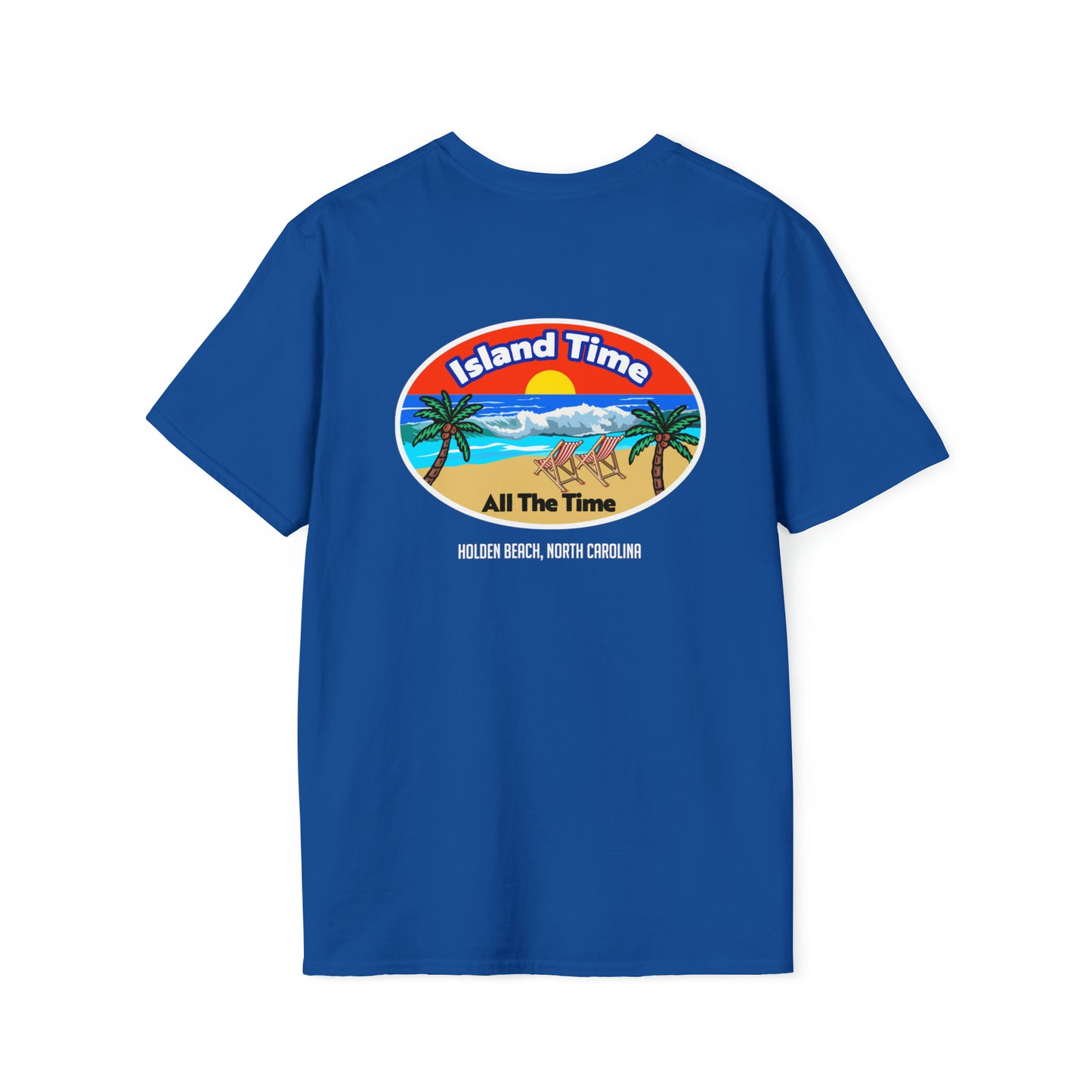 Island Time - (Gildan Softstyle® crew-neck) (SwiftPOD)