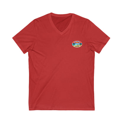 Island Time (unisex v-neck) (SwiftPOD)