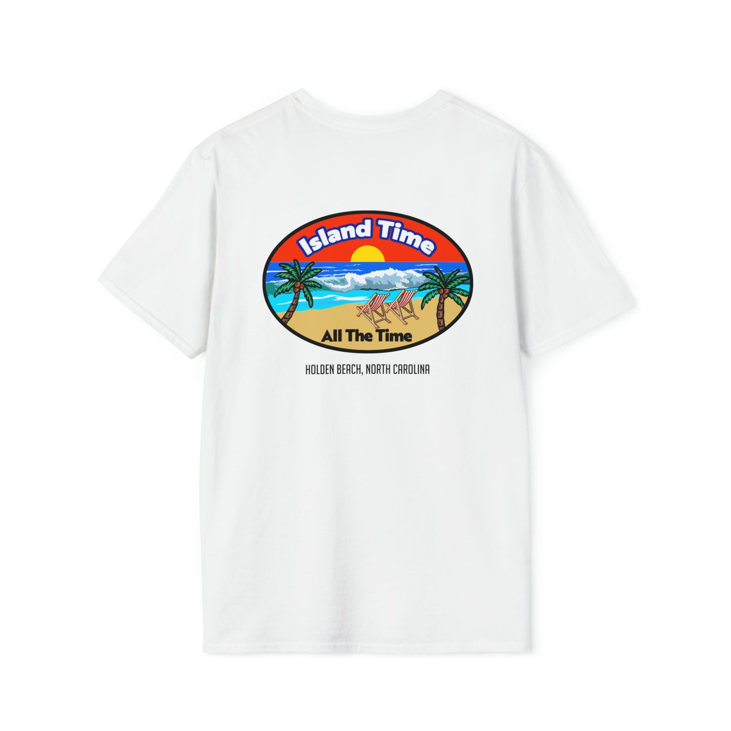 Island Time - (Gildan Softstyle® crew-neck) (SwiftPOD)