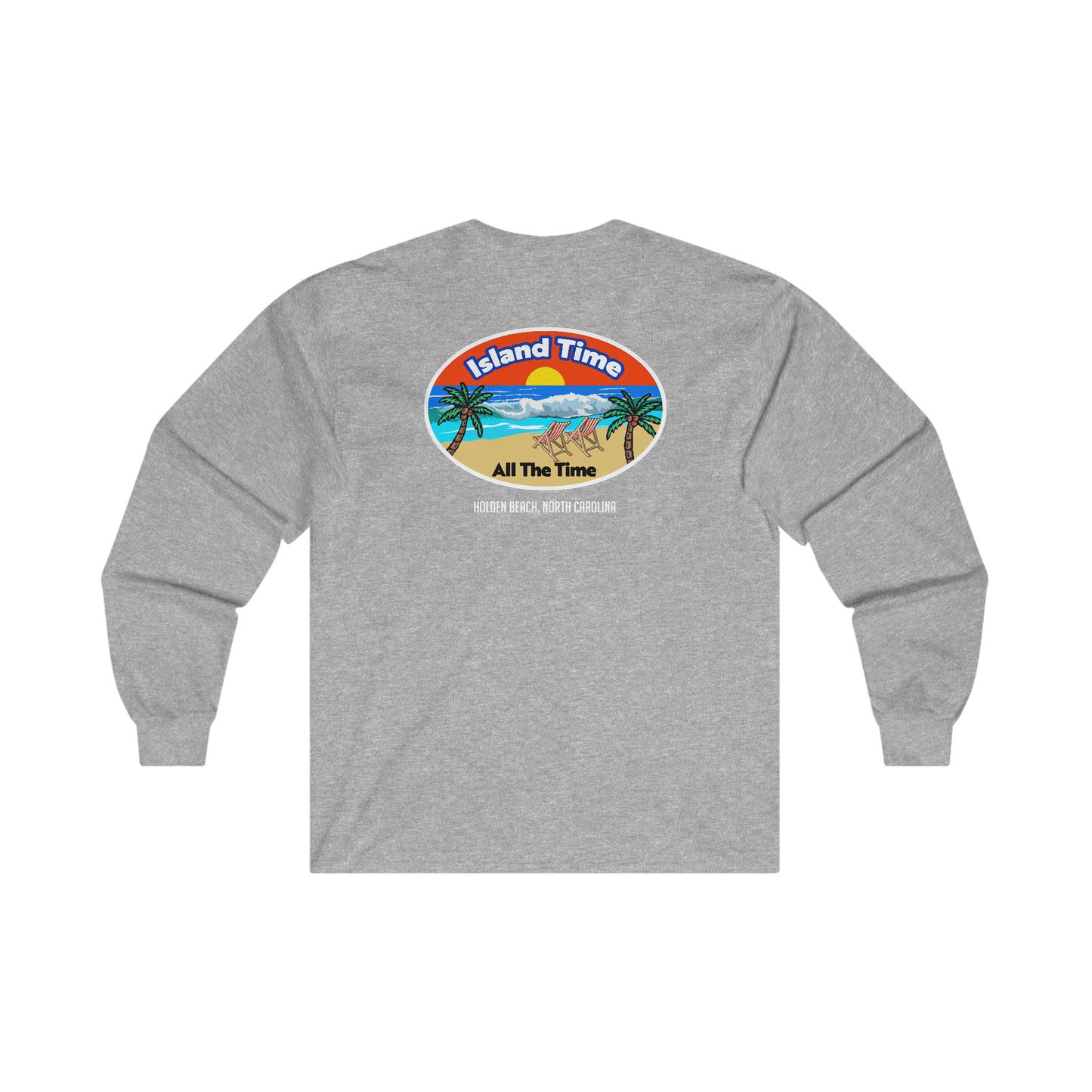 Island Time (long-sleeve tee) (SwiftPOD)