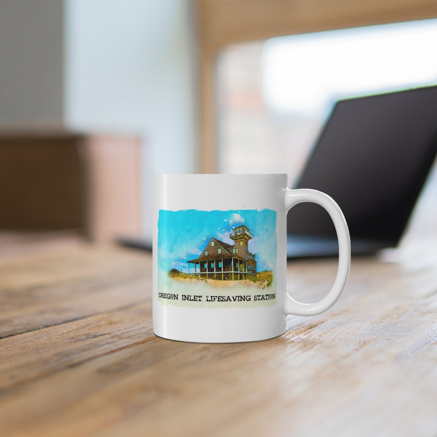 Oregon Inlet Life Saving Station (coffee mug 11oz)