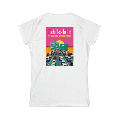 Endless Traffic - Delaware Beaches (women's crew-neck, two-sided print)