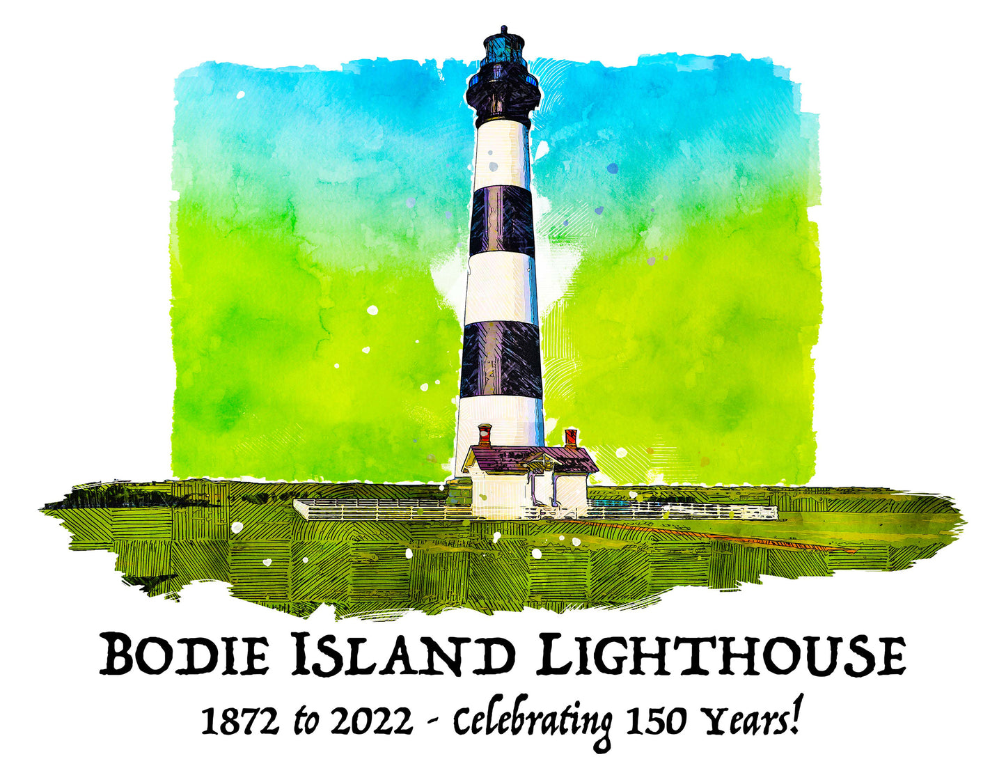 Bodie Island Lighthouse (unisex crew-neck)