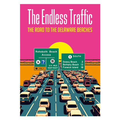 Endless Traffic - Delaware Beaches (Comfort Colors, two-sided print)