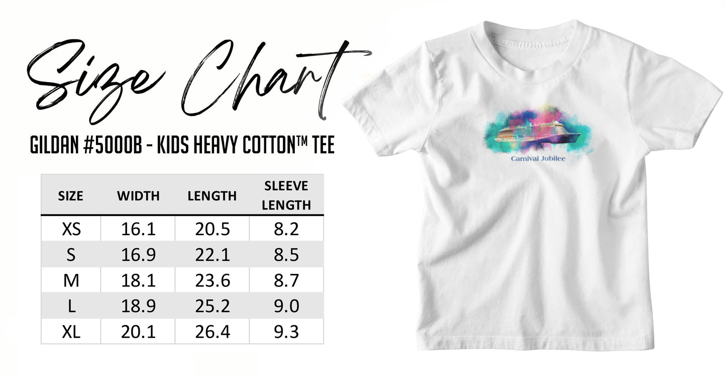 Harmony of the Seas, Western Caribbean, Galveston (Kids Heavy Cotton™ Tee)