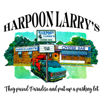 Harpoon Larry's - Hampton (women's crew-neck, two-sided print)