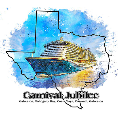 Carnival Jubilee - Western Caribbean, Galveston (Comfort Colors crewneck)