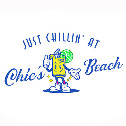 Chillin' at Chic's Beach (unisex crew-neck)