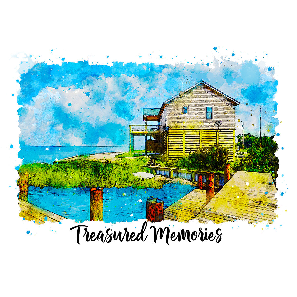 Treasured Memories 2024 (women's crew-neck, two-sided print)