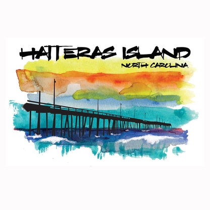 Watercolor - Hatteras (unisex crew-neck)