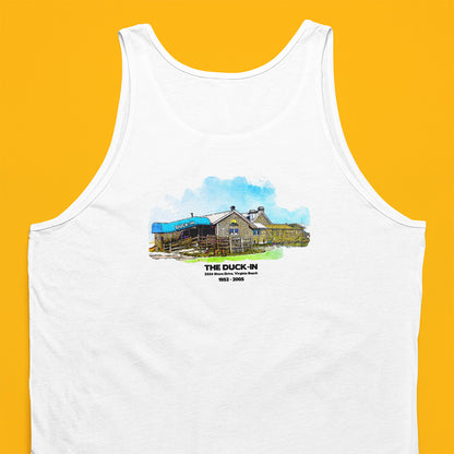 The Duck-In (unisex tank-top, two-sided print)