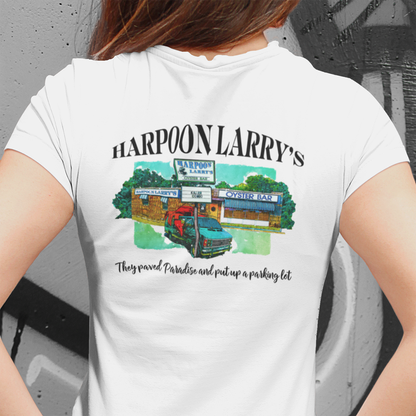 Harpoon Larry's - Hampton (unisex v-neck, two-sided print)