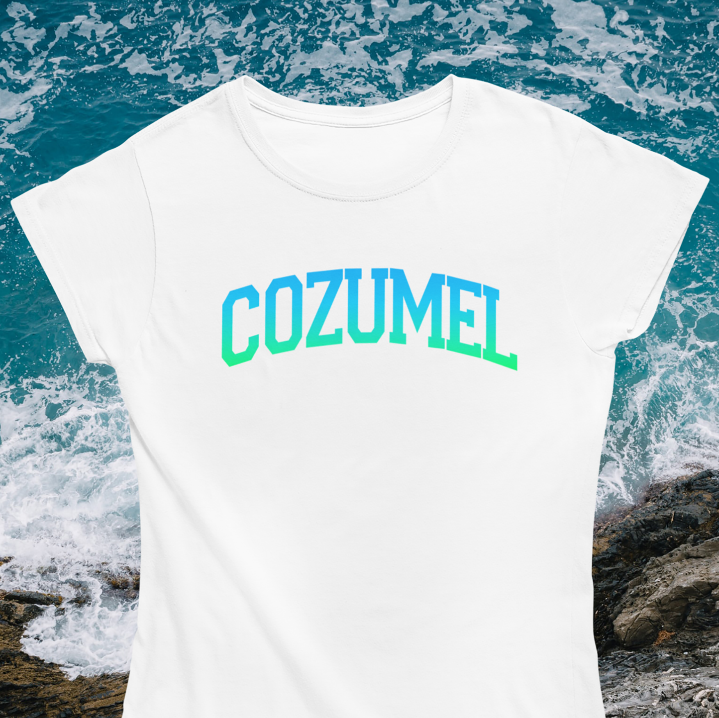 Cozumel (women's softstyle crew-neck)