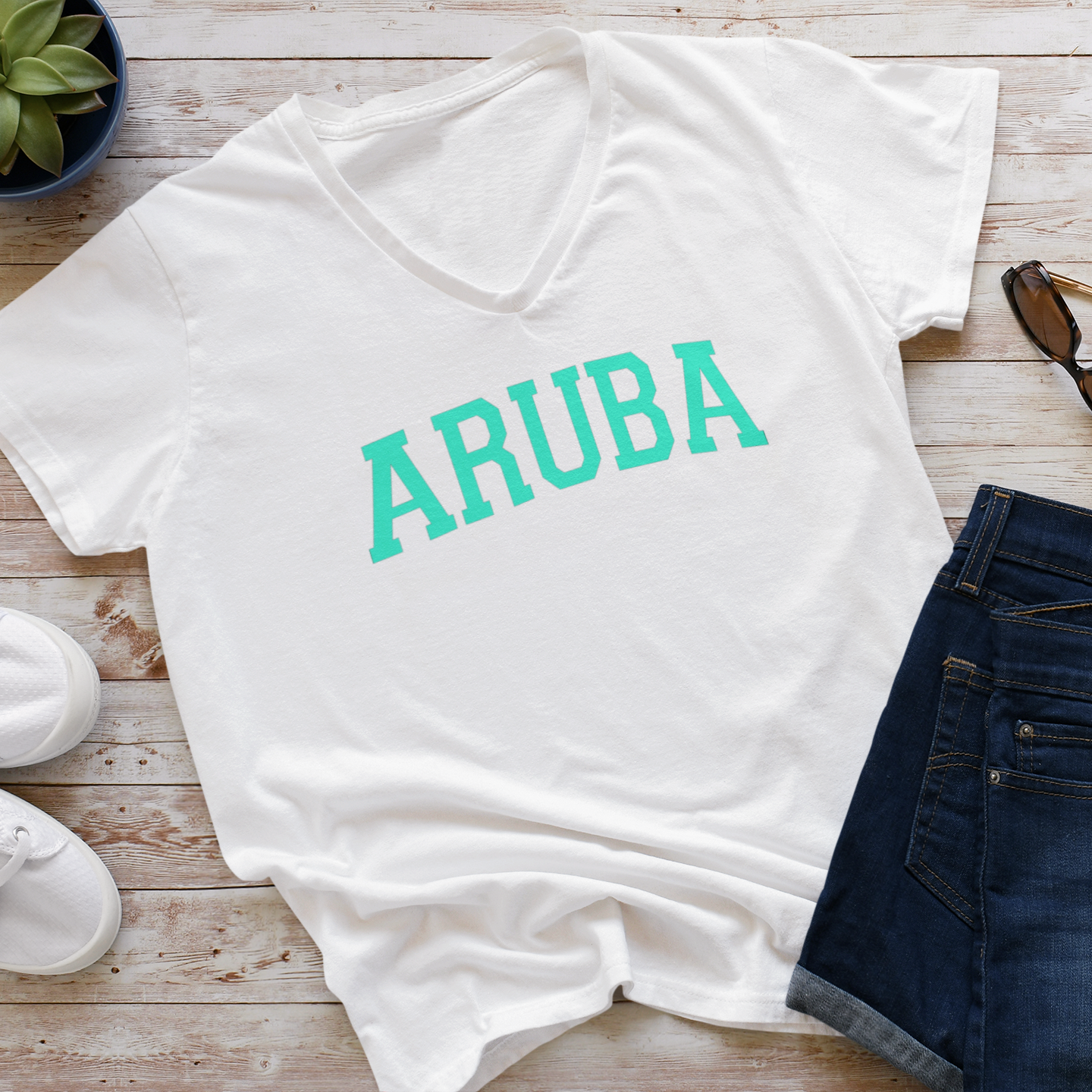 Aruba (women's softstyle crew-neck)