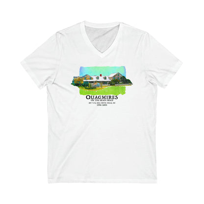 Quagmires (unisex v-neck, image on front)